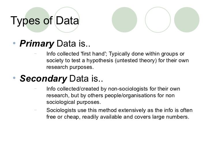 What Is Primary And Secondary Data Collection Methods